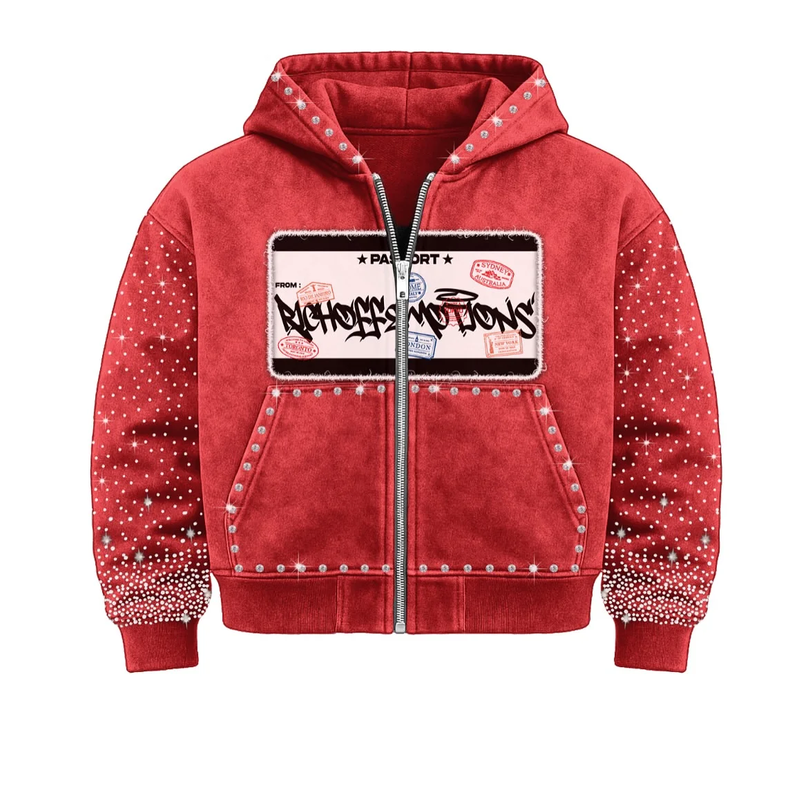 Rhinestone Molly Hoodie – Women's Hoodies & Sweatshirts - Image 10