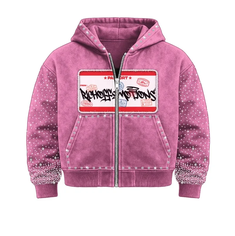 Rhinestone Molly Hoodie – Women's Hoodies & Sweatshirts - Image 3