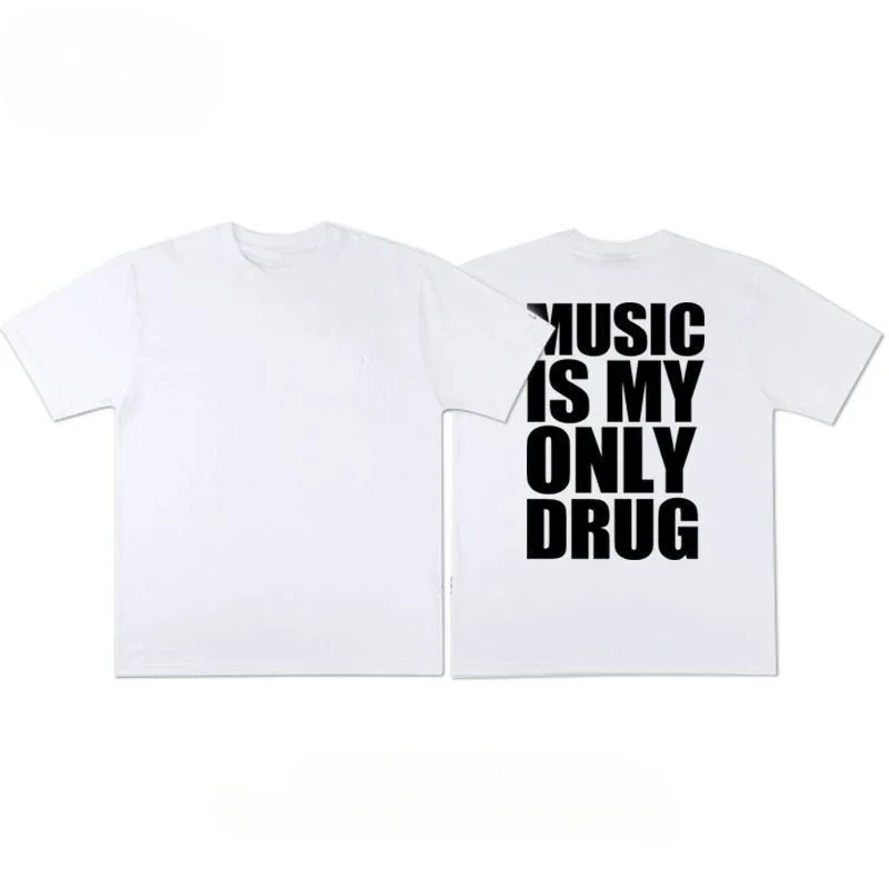 MUSIC IS MY ONLY DRUG – Women's T-Shirt - Image 4