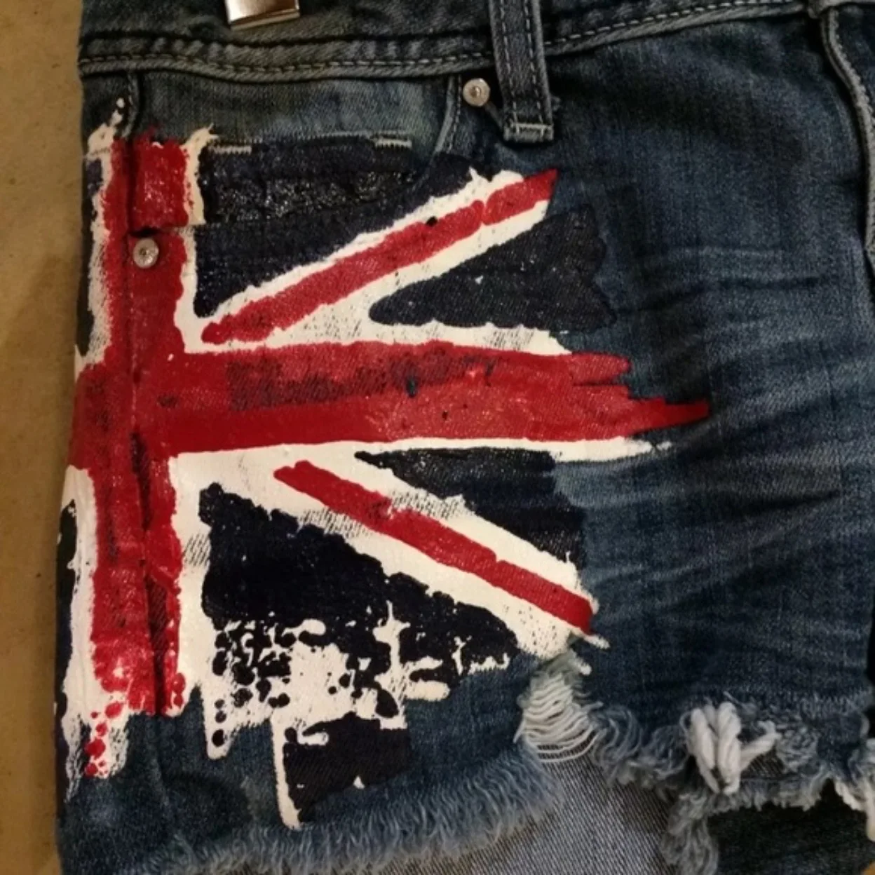 Britain Denim Shorts - Image 4