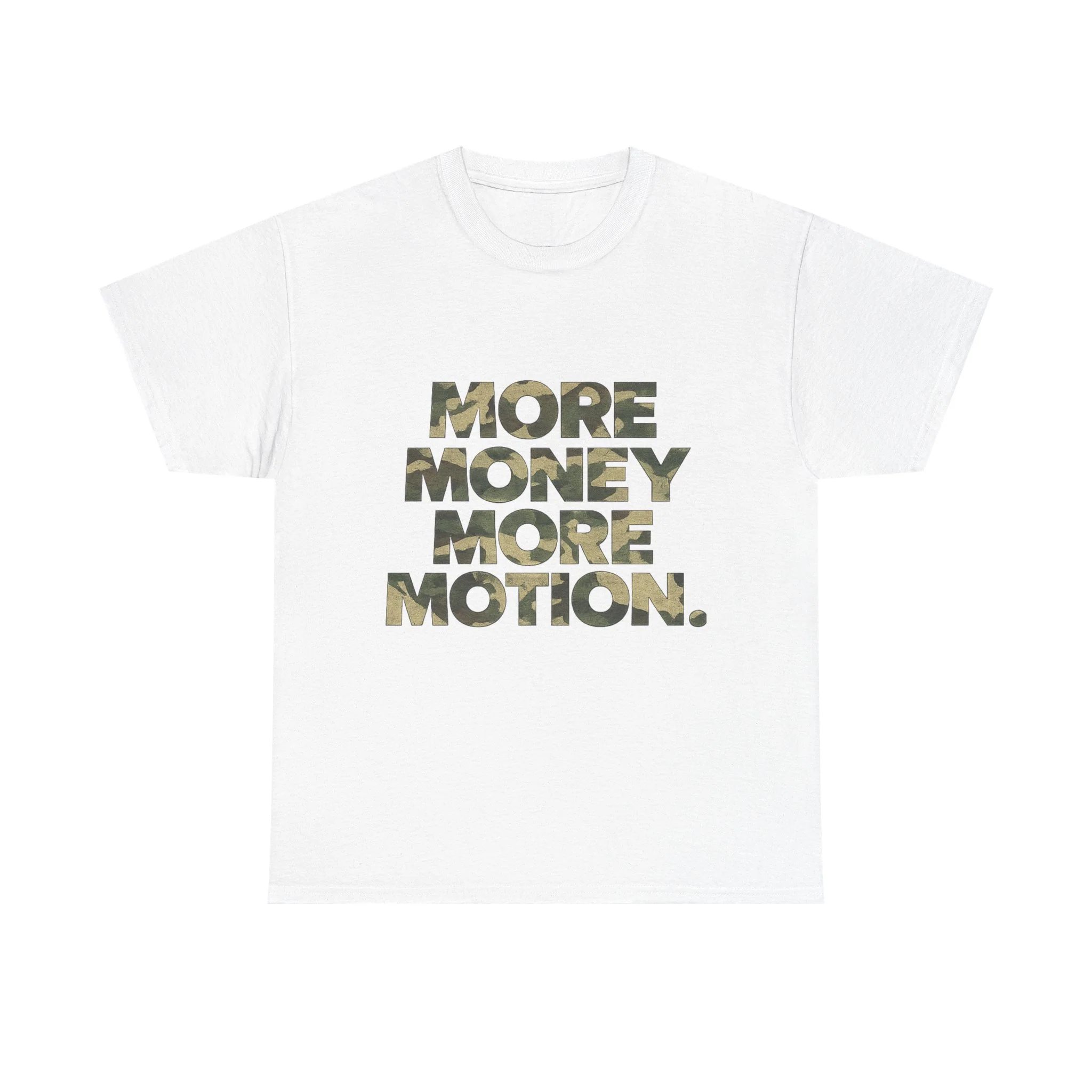 Camo More Money More Motion Tee – Unisex T-Shirt - Image 2