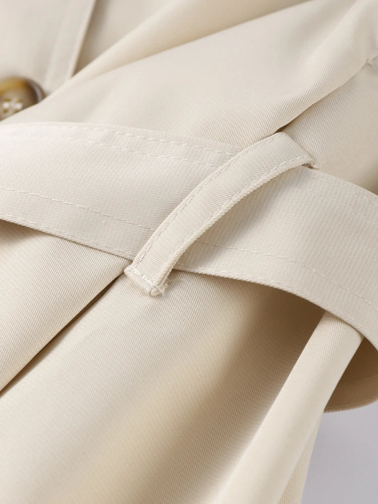 Turtleneck Trench Coat – Women's Jackets - Image 8