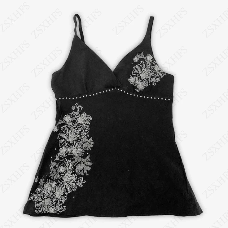 Floral Cami Top – Women's Tops - Image 3