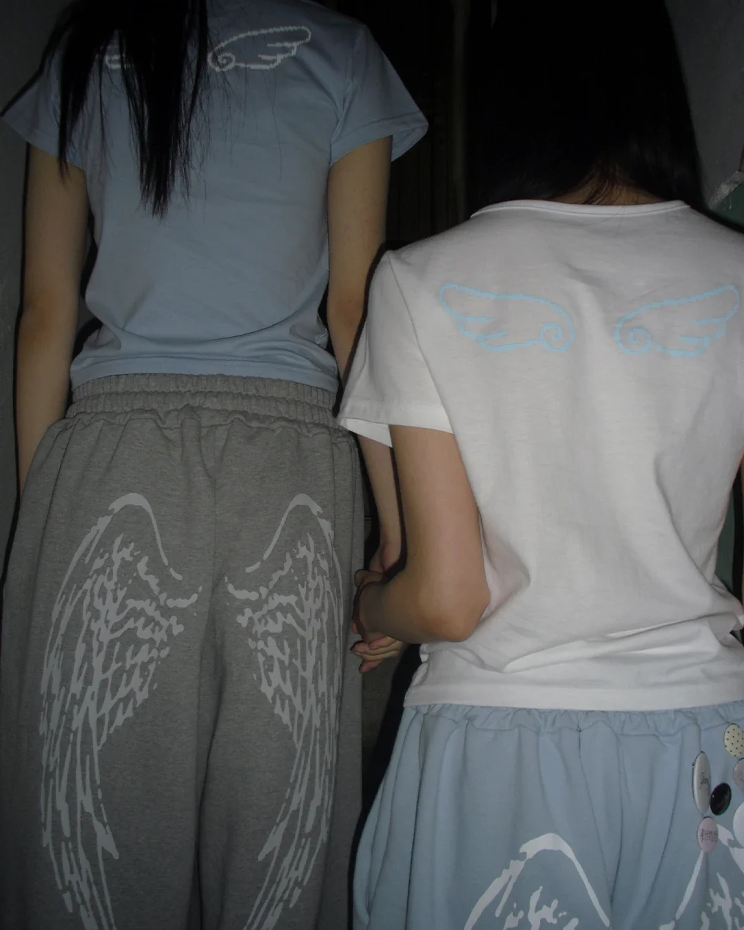 Angel Wings Graphic Breathable Pants – Women's Trousers & Joggers - Image 4
