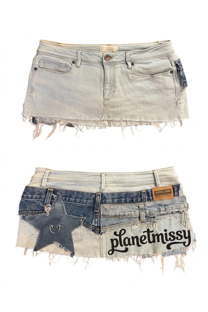 Patchwork Appliqué Skirt - PRE-ORDER - Image 6