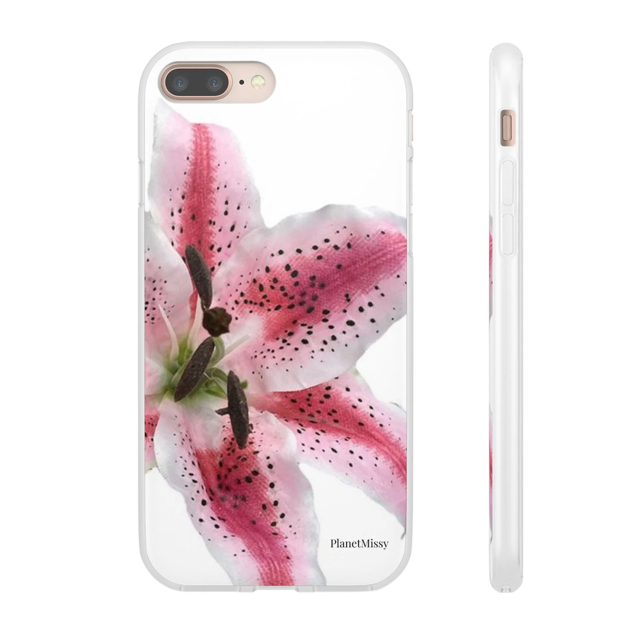 Pink Flower Case – Unisex Phone Case - Image 3