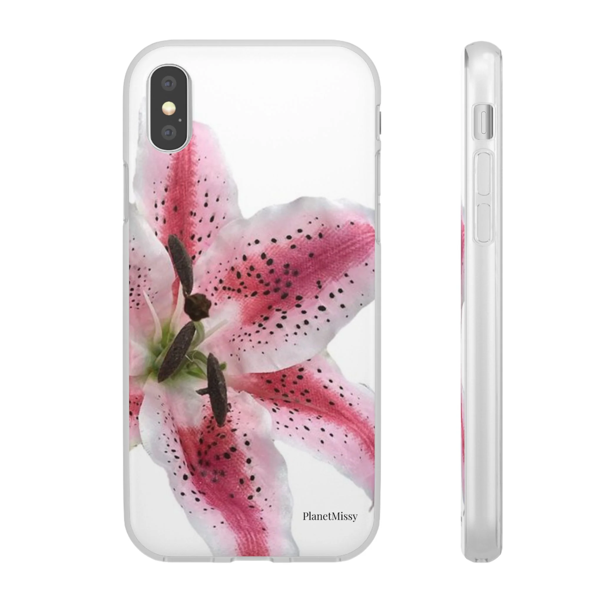 Pink Flower Case – Unisex Phone Case - Image 4