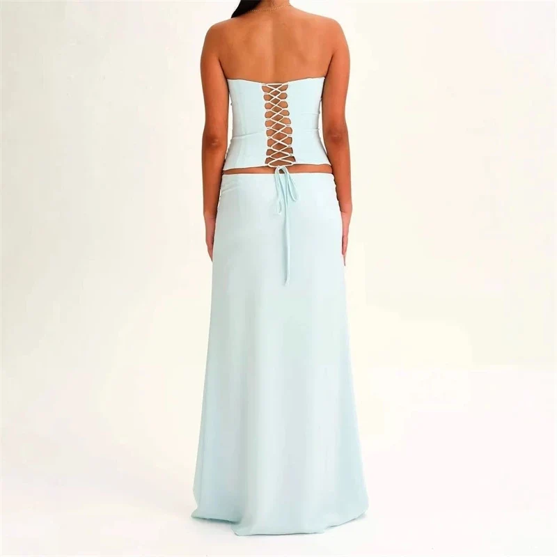 Lace Up Knot Coord – Women's Co-ords & Sets - Image 4