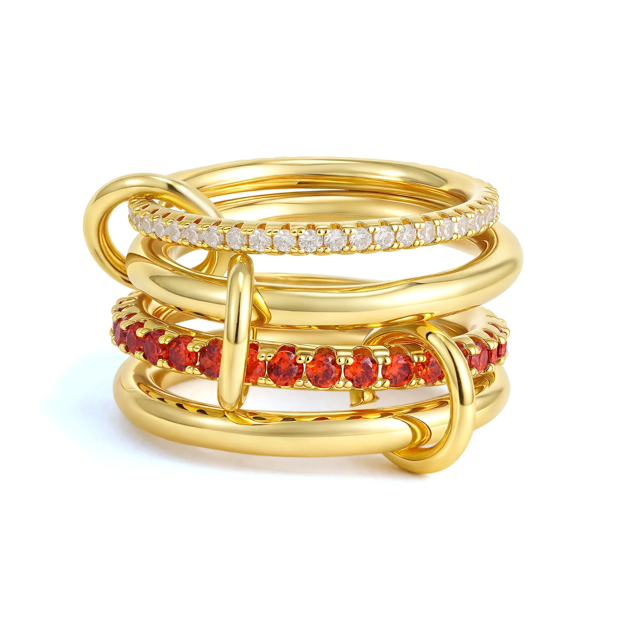 Stainless Steel Multilayer Rings - Image 11