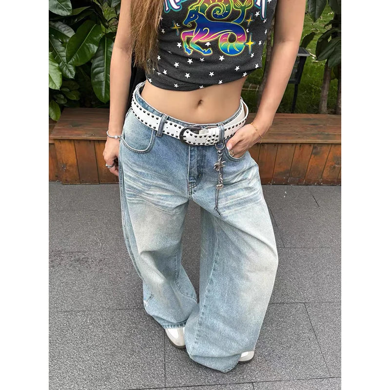 Straight Baggy Denim Trousers - XL – Women's Jeans - Image 5