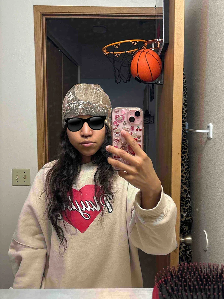 Camo Beanie – Women's Hats - Image 3