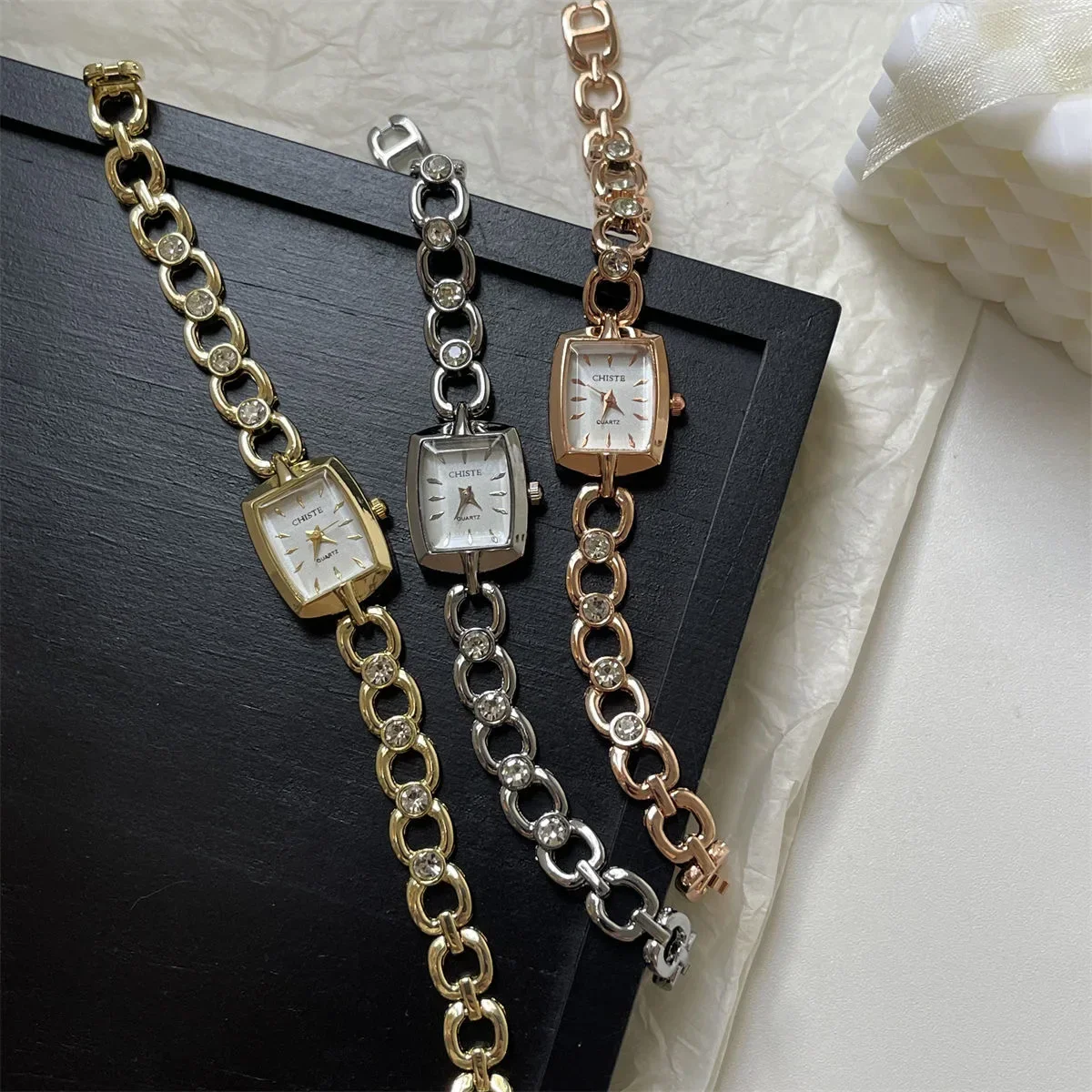 Quartz Diamond Wristwatch – Women's Watches - Image 4