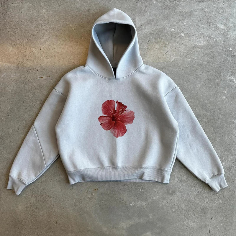 Floral Hoodie – Women's Hoodies & Sweatshirts - Image 2