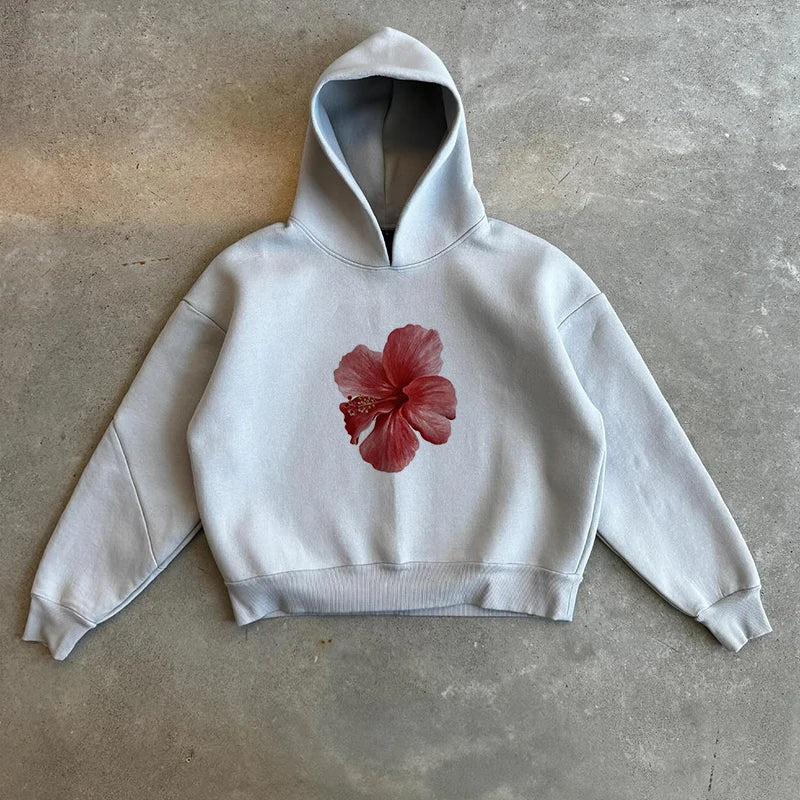 Floral Hoodie – Women's Hoodies & Sweatshirts - Image 4