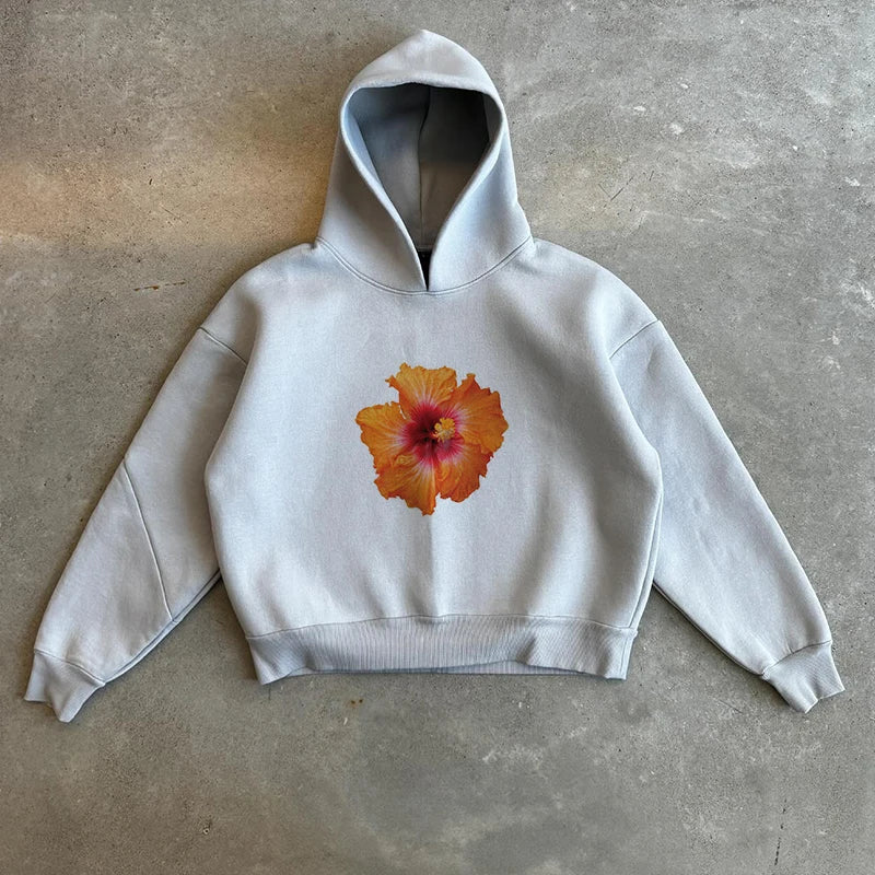 Floral Hoodie – Women's Hoodies & Sweatshirts - Image 5