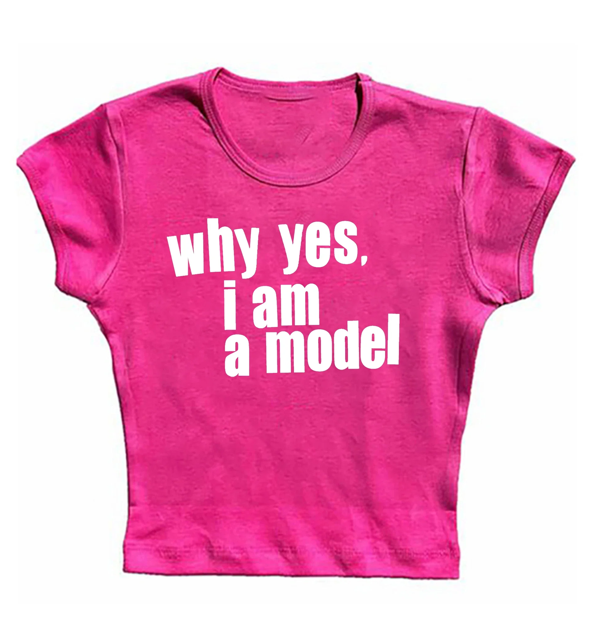 Why Yes. I am Model Baby Tee – Women's T-Shirt - Image 7