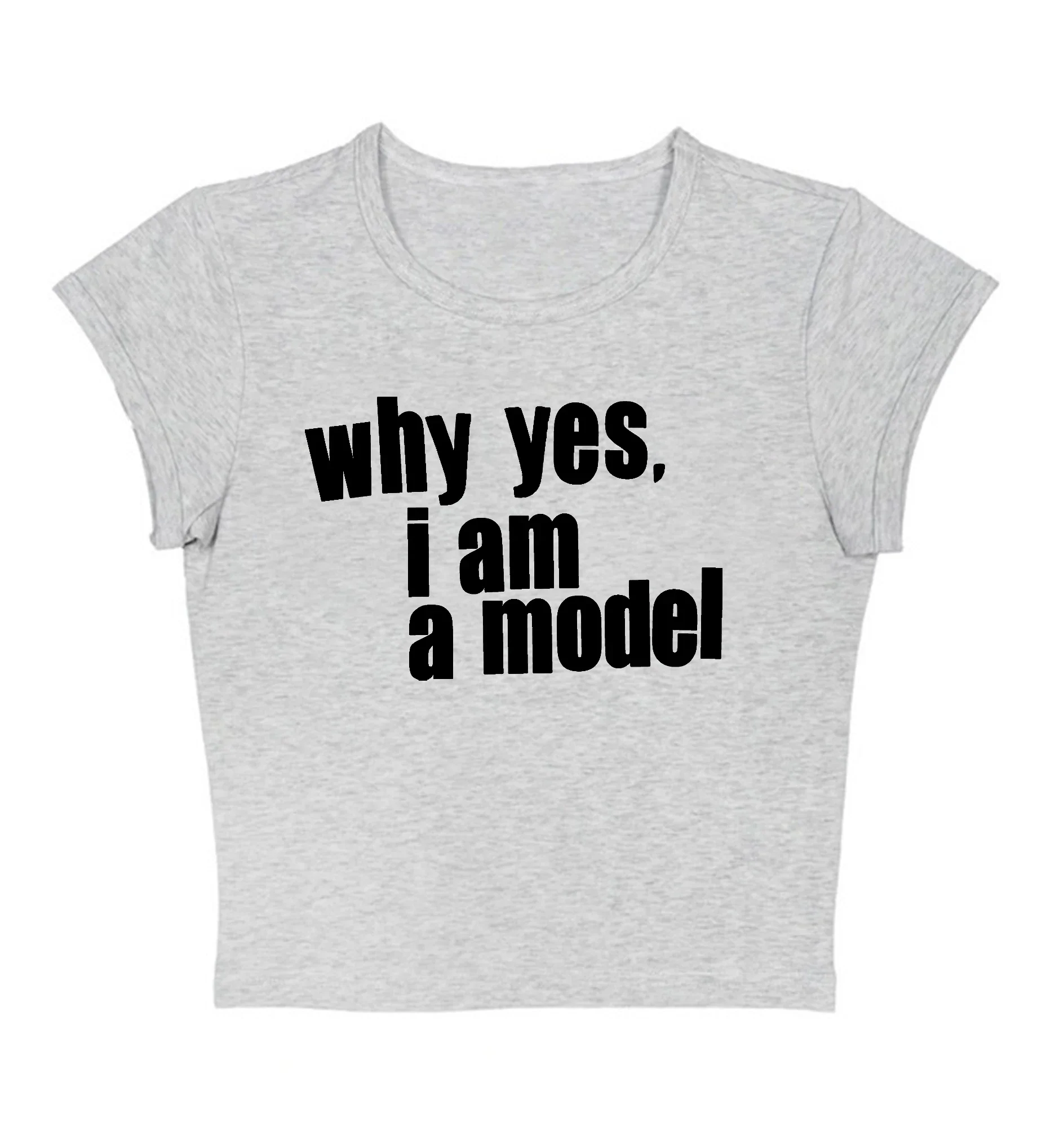 Why Yes. I am Model Baby Tee – Women's T-Shirt - Image 8