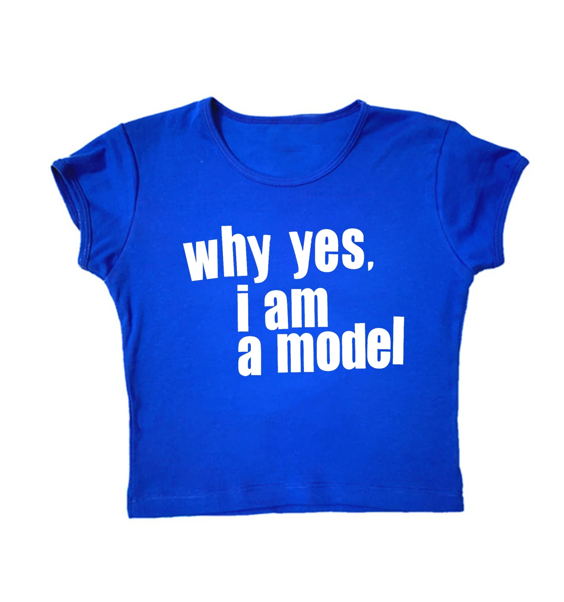 Why Yes. I am Model Baby Tee – Women's T-Shirt - Image 9